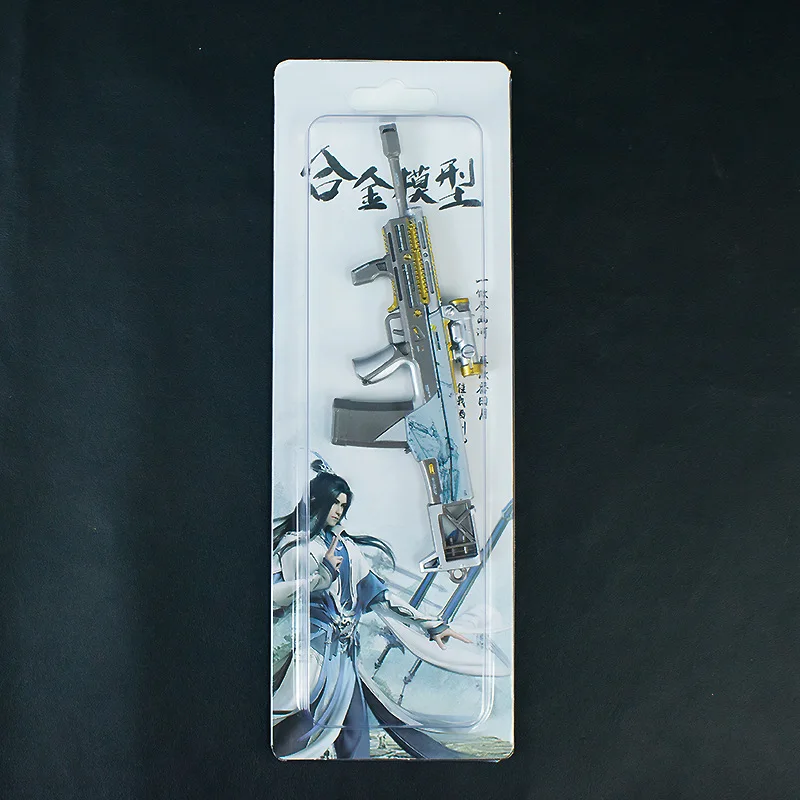 17cm Delta Operation Game ASH-12 Metalowy Model Rzemieślniczy, Ozdobny Wisiorek do Plecaka, Brelok, Prezent na Boże Narodzenie, Zabawka