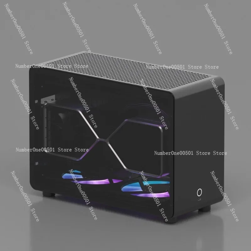 

G1-Pro Aluminum A4 ITX Case SFX PSU 240mm Water Cooling Support Transparent Side Panel Mini PC Build