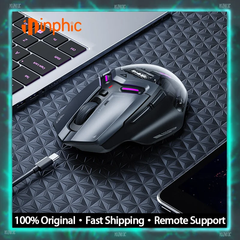 

INPHIC IN9 Ultra Gaming Mouse Support 8kHz Polling Rate 30000DPI OLED Display PAW3950 Sensor Bt 2.4G Low Latency Wireless