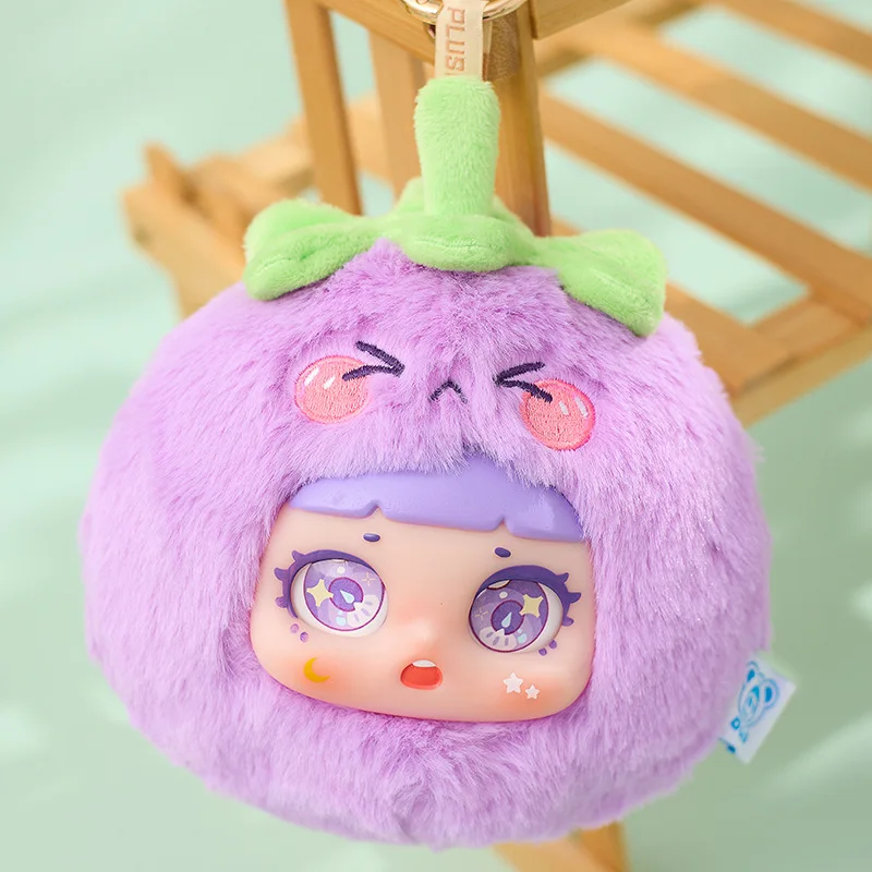 

Милый плюшевый брелок-сюрприз из серии «Фрукты Дуду», мультяшная кукла, подвеска для рюкзака, украшение для рабочего стола, праздничный подарок для детей и девочек