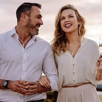 10 最佳銷售 925銀十字項鍊 - №1