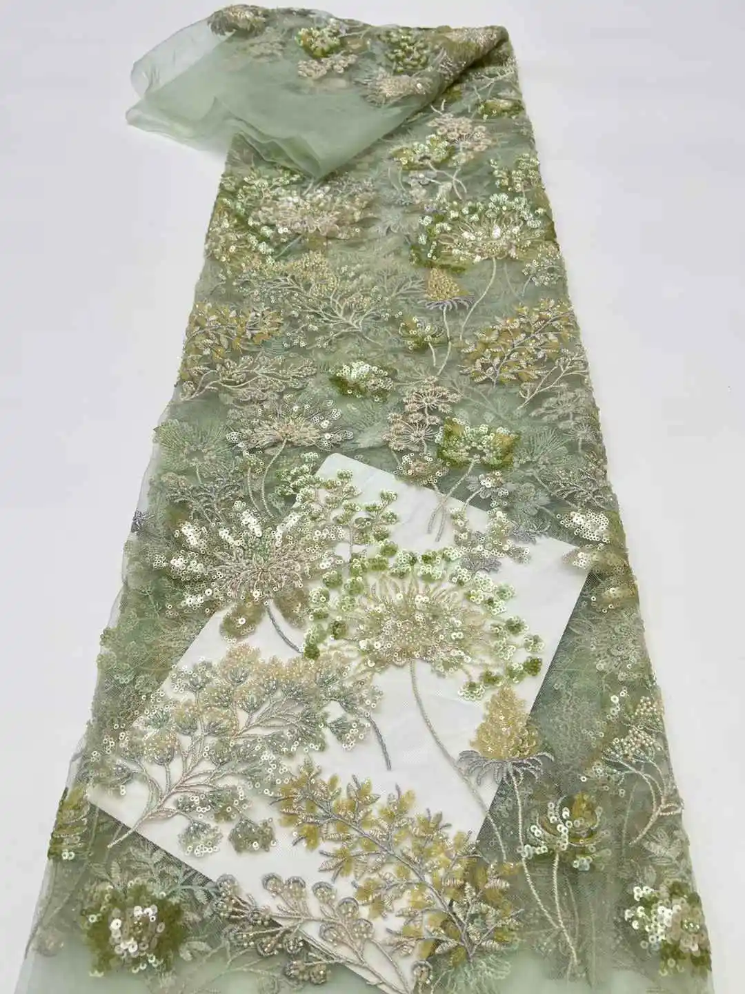 الترتر الأفريقي مطرز أقمشة الدانتيل النيجيري العريس التطريز عالية الجودة الفرنسية تول أقمشة الدانتيل لحفل الزفاف-HX