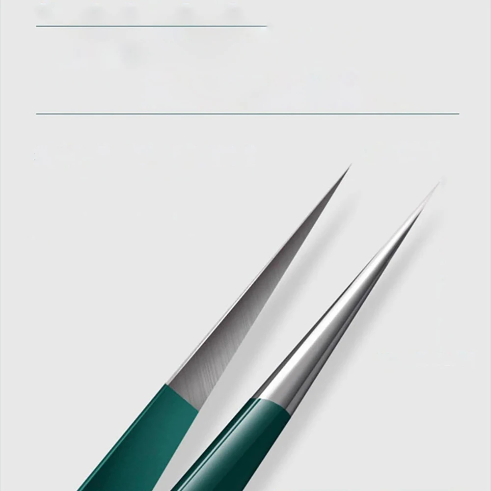 Eyelash Extension Tweezer Lash Eyelash Pointed Volume Pick Up Tweezers Straight and Curved Eyelash Tweezers with Box