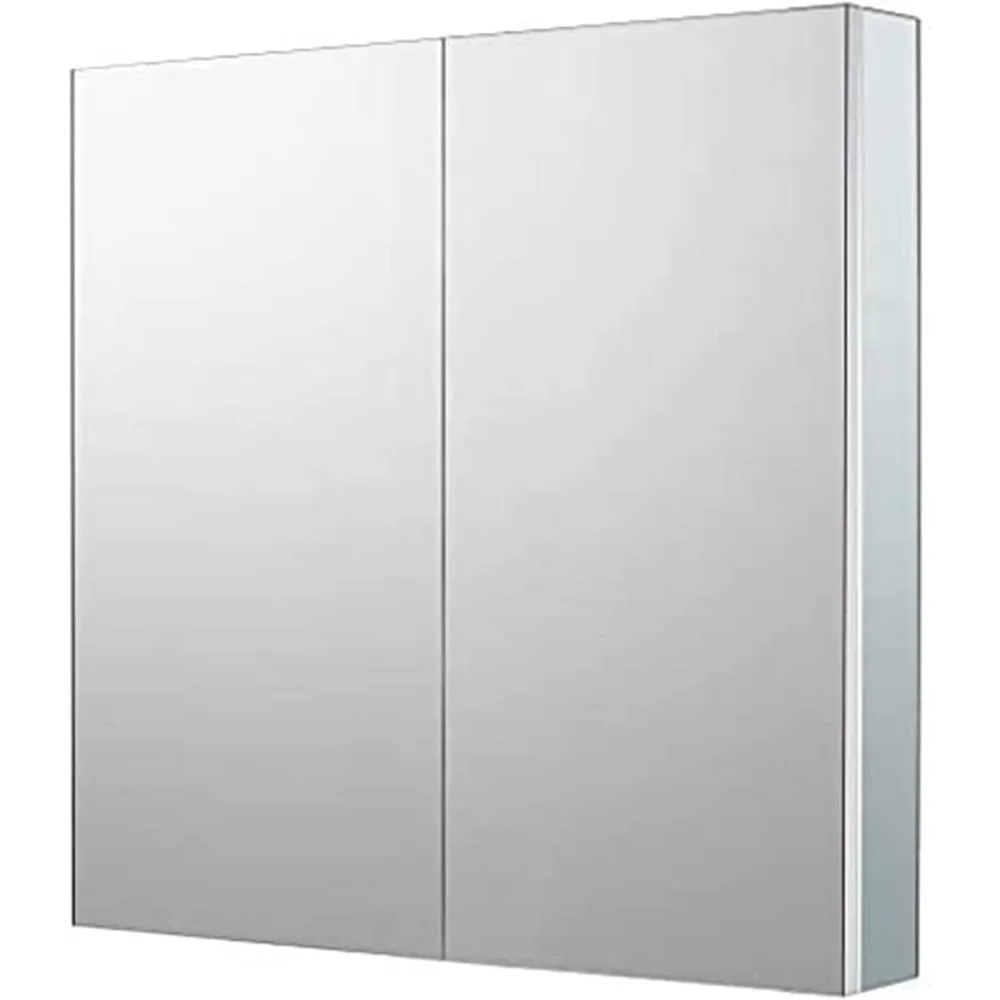 Aluminum Bathroom Medicine Cabinet with Mirror Door, 36