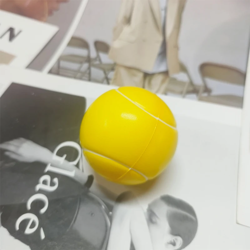 Slow Rebound Simulation Mini Sports Ball Basketball Football Toy Squeeze Stress Relief Toy for Children and Teenagers