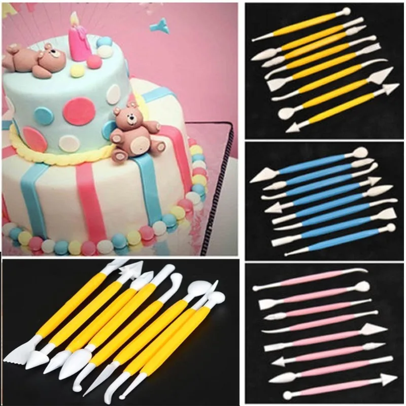8-teiliges Schnitzstift-/Formmesser, Prägewerkzeug, Ton, Polymer-Ton, Plastilin, Schnitzwerkzeug, Skulptur, Prägegerät, Kunststoff-Set