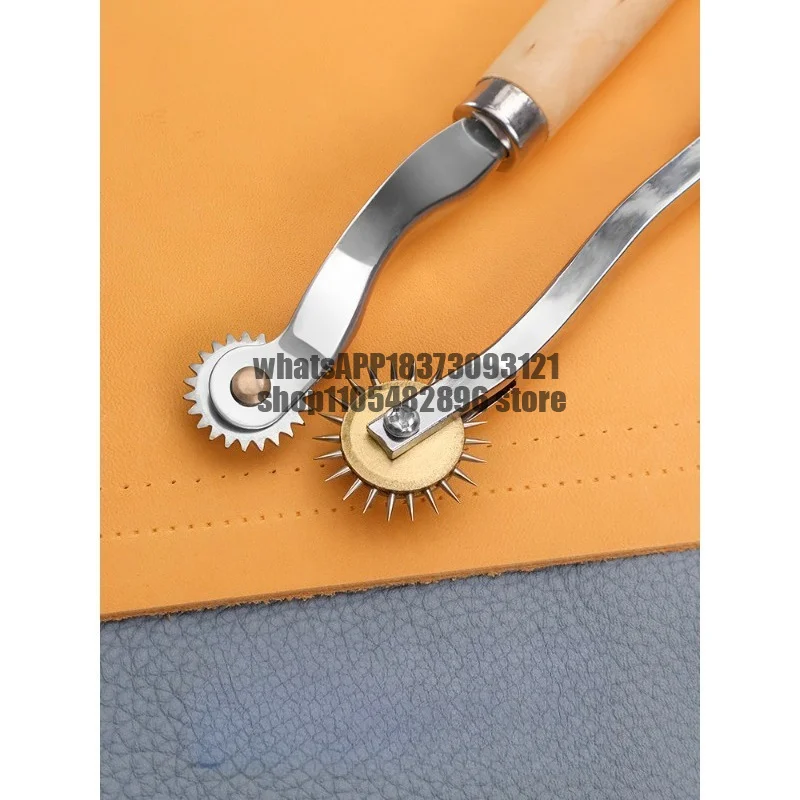 Handmade leather goods DIY line pressing wheel, leather press wheel, line marking wheel, dot line marking tool