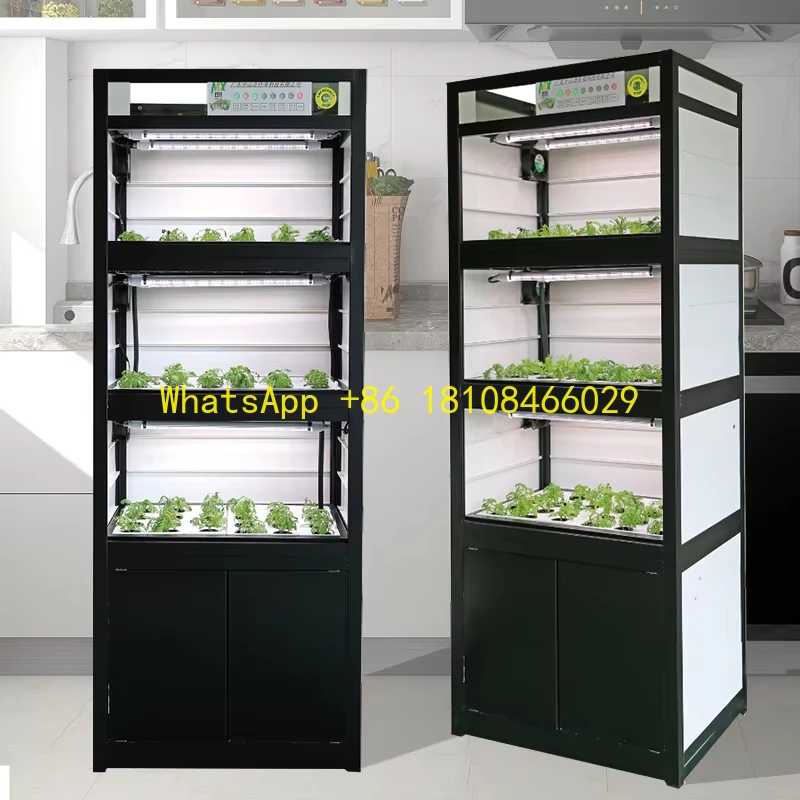 نظام الخزانة ydroponic Aquaponics الري الزراعة المنزل الذكي الآلي الكامل الزراعة العمودية المتقدمة H #1