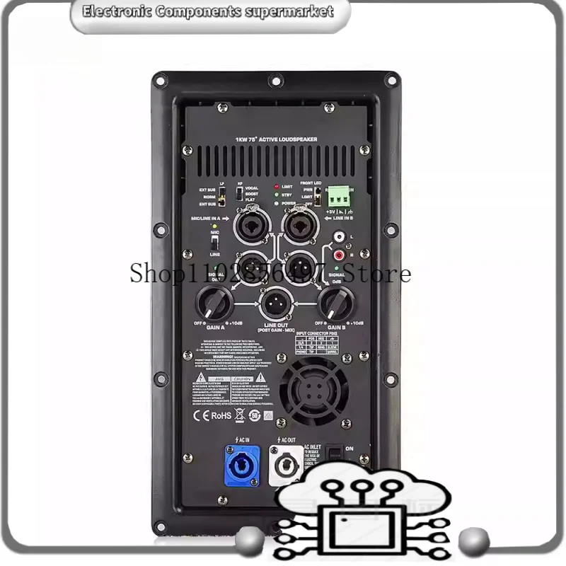 ما بعد البيع بلوتوث مكبر للصوت K وحدة سلسلة ل QSC K8، K10، K12، KW152، KW153 مكبر صوت ثنائي المحاور وحدة مكبر كهربائي #1