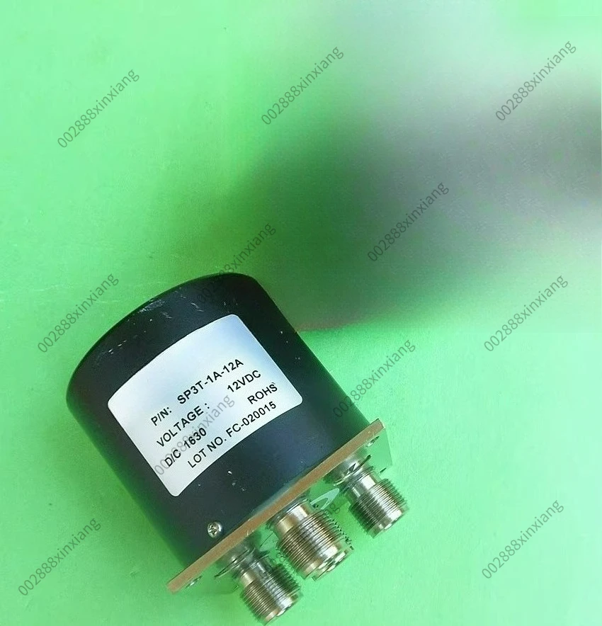 Coaxial Switch for SP3T-1A-12A DC-12GHz 12V 200W SP3T N-type RF Microwave Coaxial Switch 1pcs