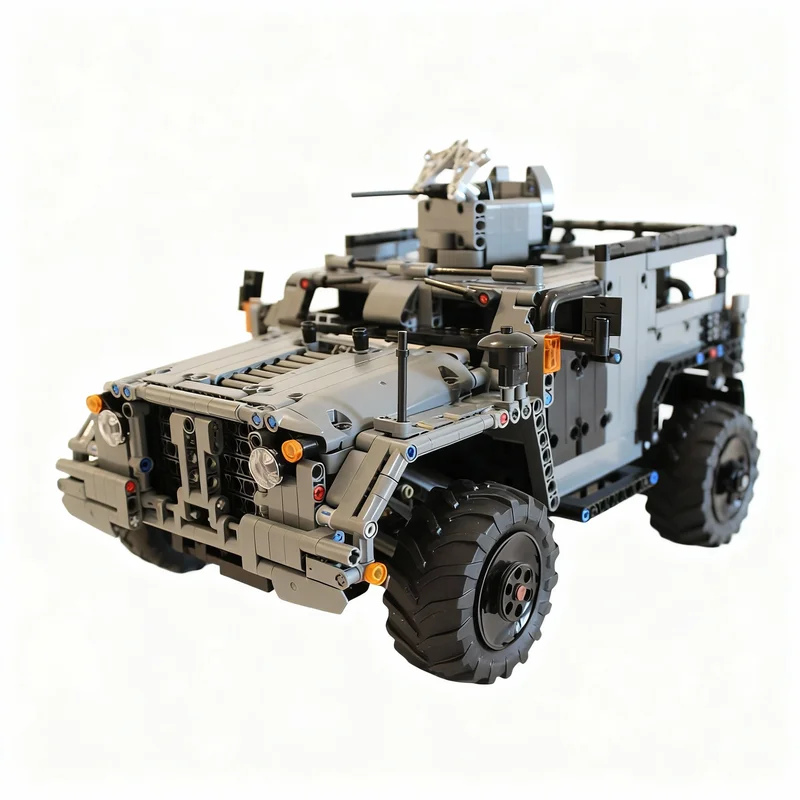1788pcs MOC JLTV Military Vehicle Alternative Model Building Blocks Construction DIY Creative Kids Education Christmas Gifts Toy