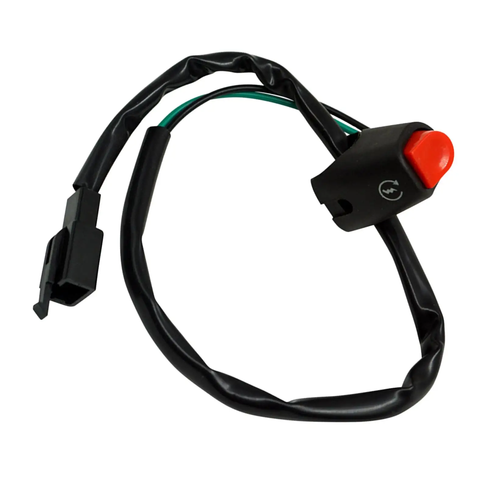 

Motorcycle Ignition Switch Handlebar 22mm Accessory Lightweight Red Button