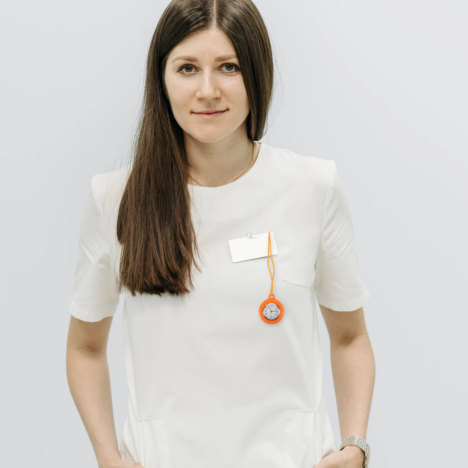 Nurse Watch Pocket Nursing Reel for Nurses Women Hanging Silicone Work Watches