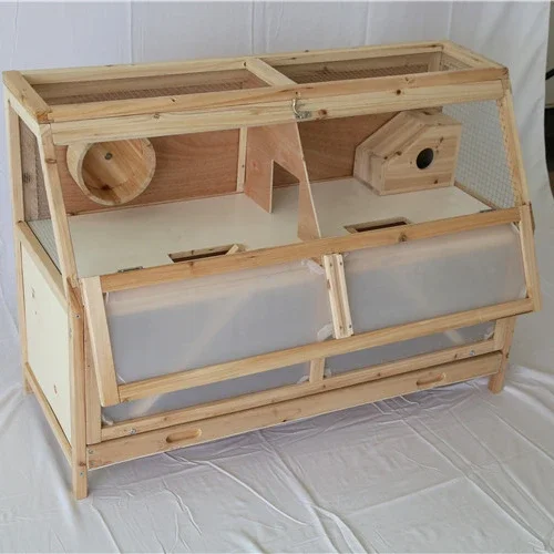 

Made In China Superior Quality Animal Hamster Cage,Custom Design Two Level wooden Hamster Cage