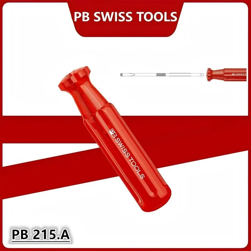 

Отвертка PB SWISS TOOLS Classic со сменными насадками и сменными лезвиями PB 215. Швейцарский ручной инструмент PB 215.A.