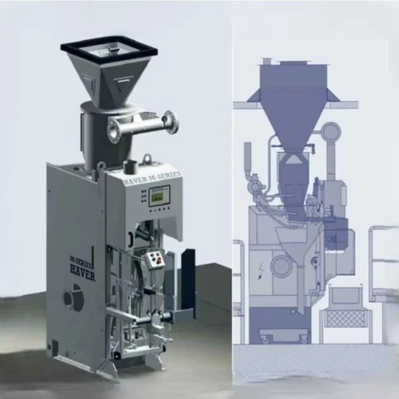 FL Customized Automatic Ultrasonic Sealing Valve Bag Packing Machine for 25kg Cement Dry Mortar Powder Filling Weighing Packer