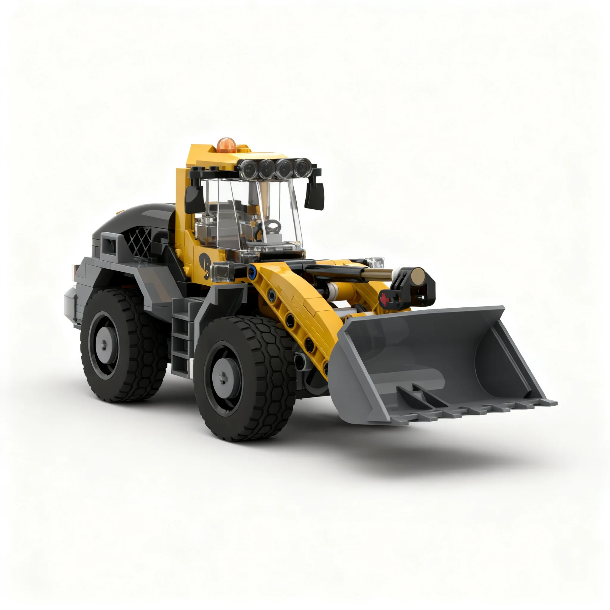 412pcs MOC City Front End Loader Bucket Modification Model Building Blocks Christmas Gift Construction Toy Art Creative Idea