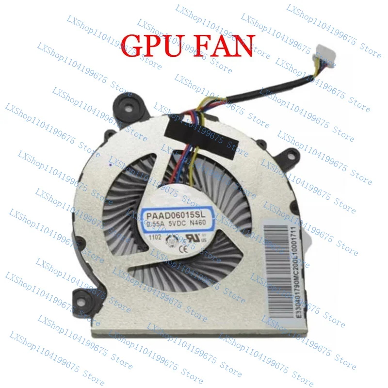 

Laptop GPU FAN For MSI Pulse 17 B13VFK B13VGK 0.55A 1A 5VDC New