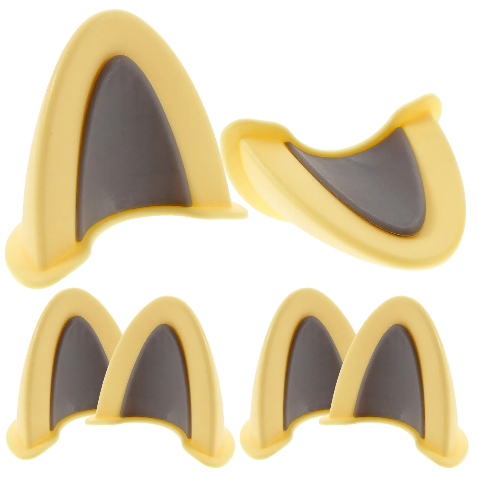 

3 пары декоративных ушаток для шлемов в виде кошачьих ушек из ABS-пластика, прочные, с милым дизайном, простая установка, для мотоциклов, скутеров, мотошлемов