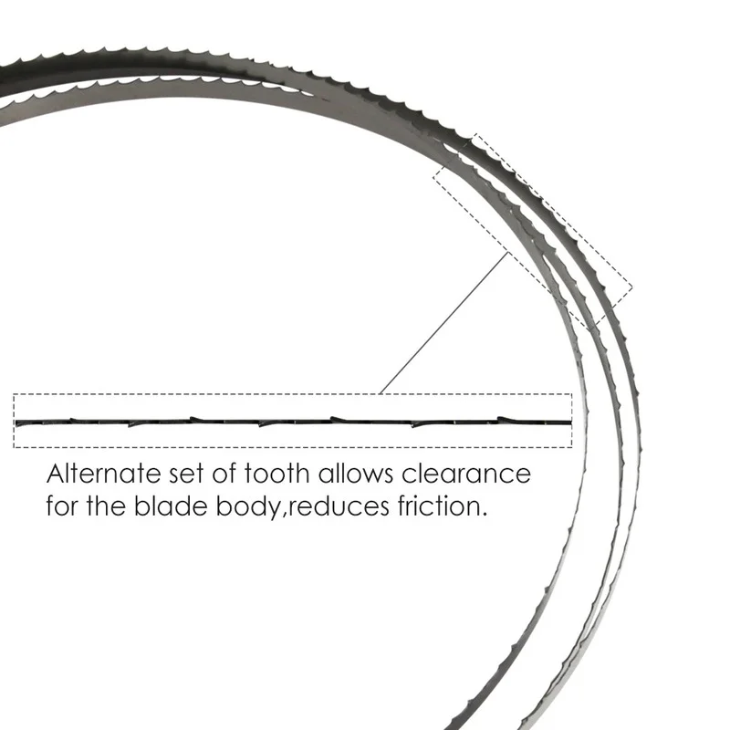 2pcs For Band Saw Draper Charnwood Metabo BAS250 Cutting Wood Metal Plastic 67-3/8” 1712mm Bandsaw Blade 1712x6.35x0.35mm TPI 6