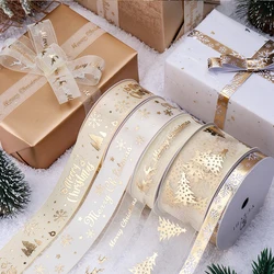 10Yards christmas decorations Lover Wedding Event Party for Bows Gift Ribbon diy ribbons for crafts Apparel SewingSupplies DD005