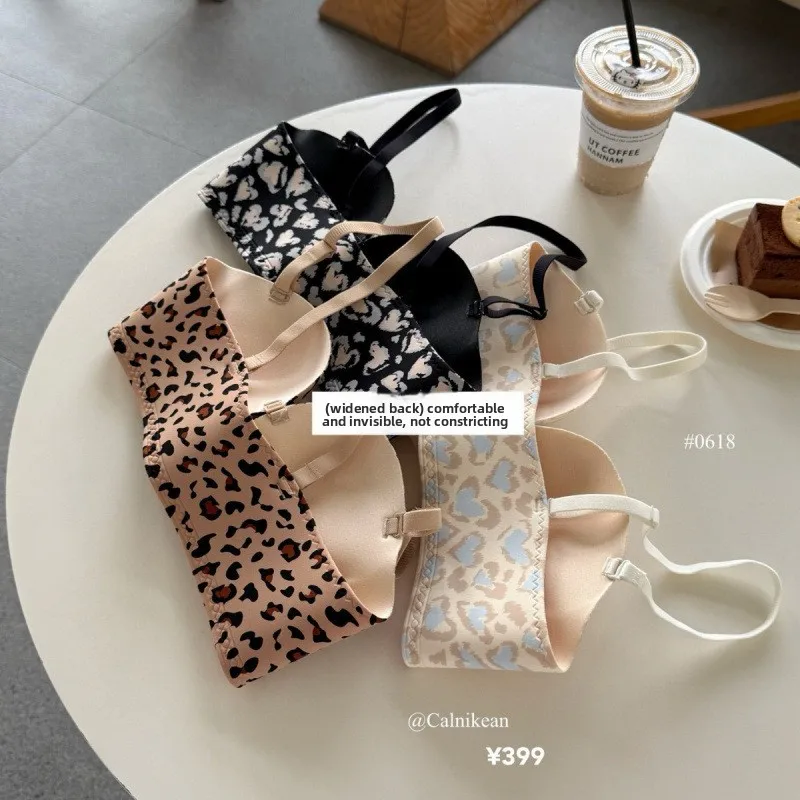 Fashion Cross Side Strapless Bandeau Bra Buckle Design Comfortable Supportive Push Up Bra for Women