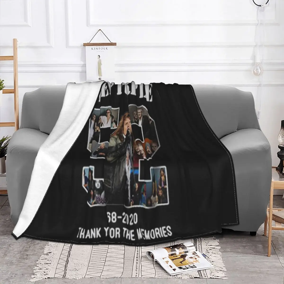 52 Year Deep Purple 1968 2020 Thank You For The Memories Youth Street Style Hipster Music Throw Blanket