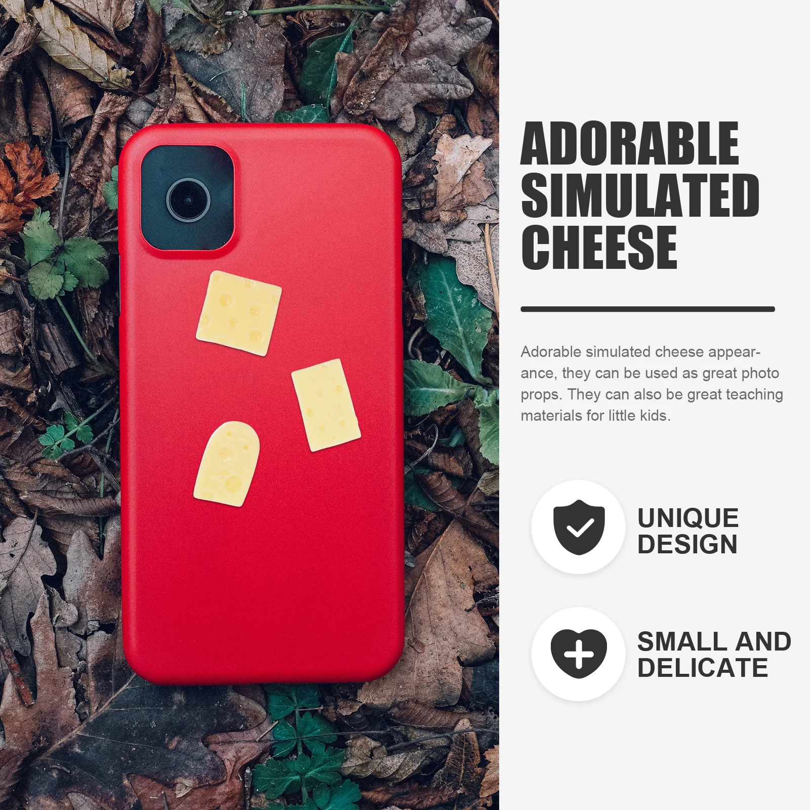 

Simulated Mini Decor Artificial Dessert Lifelike Resin Cheese nament Scrapbooking Decorative Cheese Craft Accessories Home