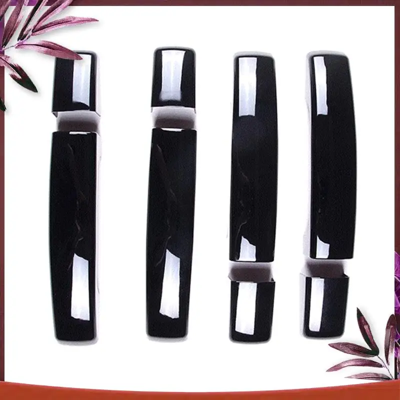 

Durable Car Outer Door Handle Cover Trim Sticker For Land Rover Discovery 4 2010-2016 Accessories ,Black Without Hole