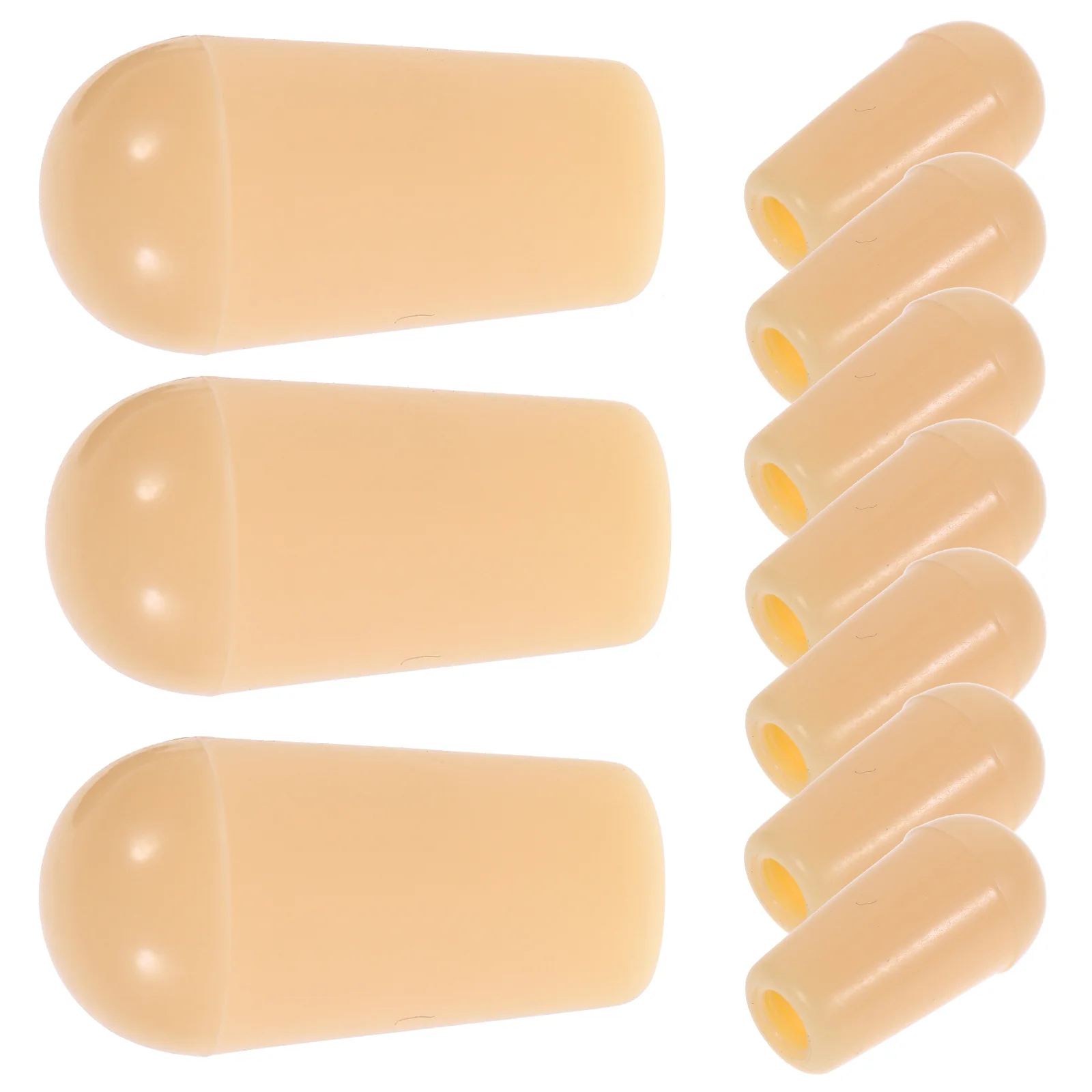 

10Pcs Guitar Toggle Tip Knobs Practical Accessories for Electric Guitar Durable Lightweight Compact Toggle Tip Knob