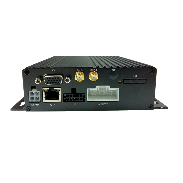 H.265 AHD 1080P 4CH Double SD Card Mobile DVR 4G GPS ADAS+DSM Artificial Intelligence Recorder Supports Alarm Systemsgos