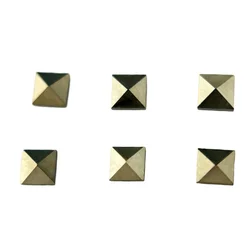 50pcs/lot 1.2x1.2mm-2.0x2.0mm Square Cut Flat Back Loose Natural Marcasite Stone For DIY Jewelry Gems Ring Drop Earrings making