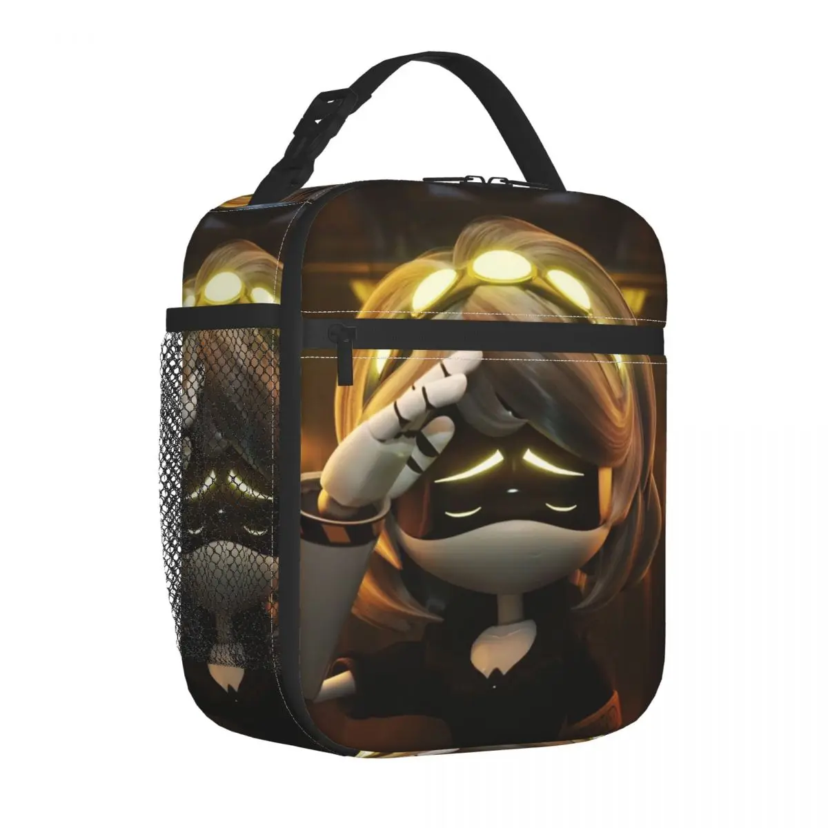 الكرتون القتل الطائرات بدون طيار معزول حقيبة الغداء مانعة للتسرب قابلة لإعادة الاستخدام حقيبة للحفاظ على البرودة حمل علب الاغذية مدرسة السفر الغذاء حقائب اليد #2