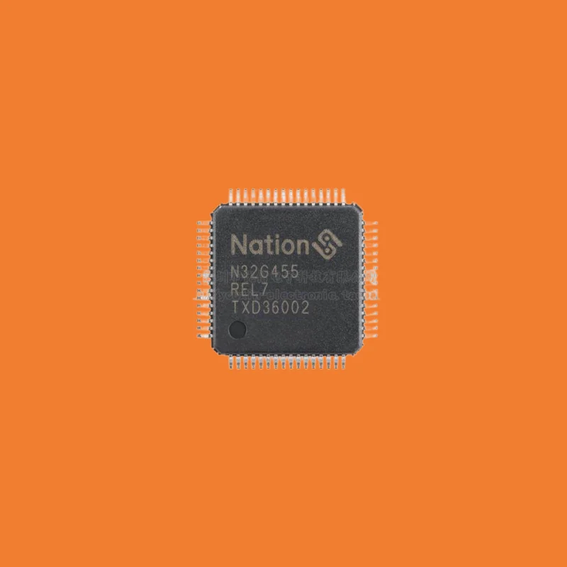 10pcs/Original genuine N32G455REL7 LQFP-64 ARM Cortex-M4 32-bit microcontroller MCU