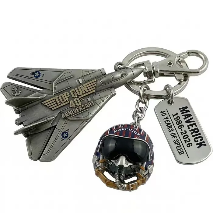 3style In Stock Top Gun 40th Anniversary Keychain Pilot Duck Cosplay Collectible Figurine 2026 Movie Fan Exclusive Gift view 4