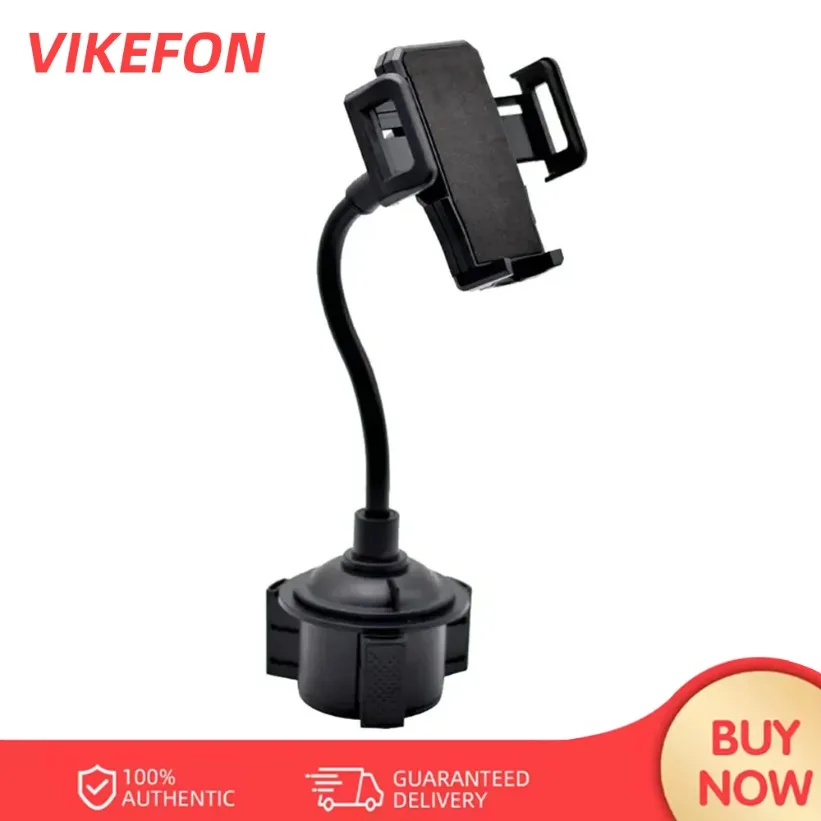 

Universal Car Phone Holder Stand Install in Cup Navigation Mount Adjustable Base for iPhone 16 Samsung Xiaomi Smartphone Bracket