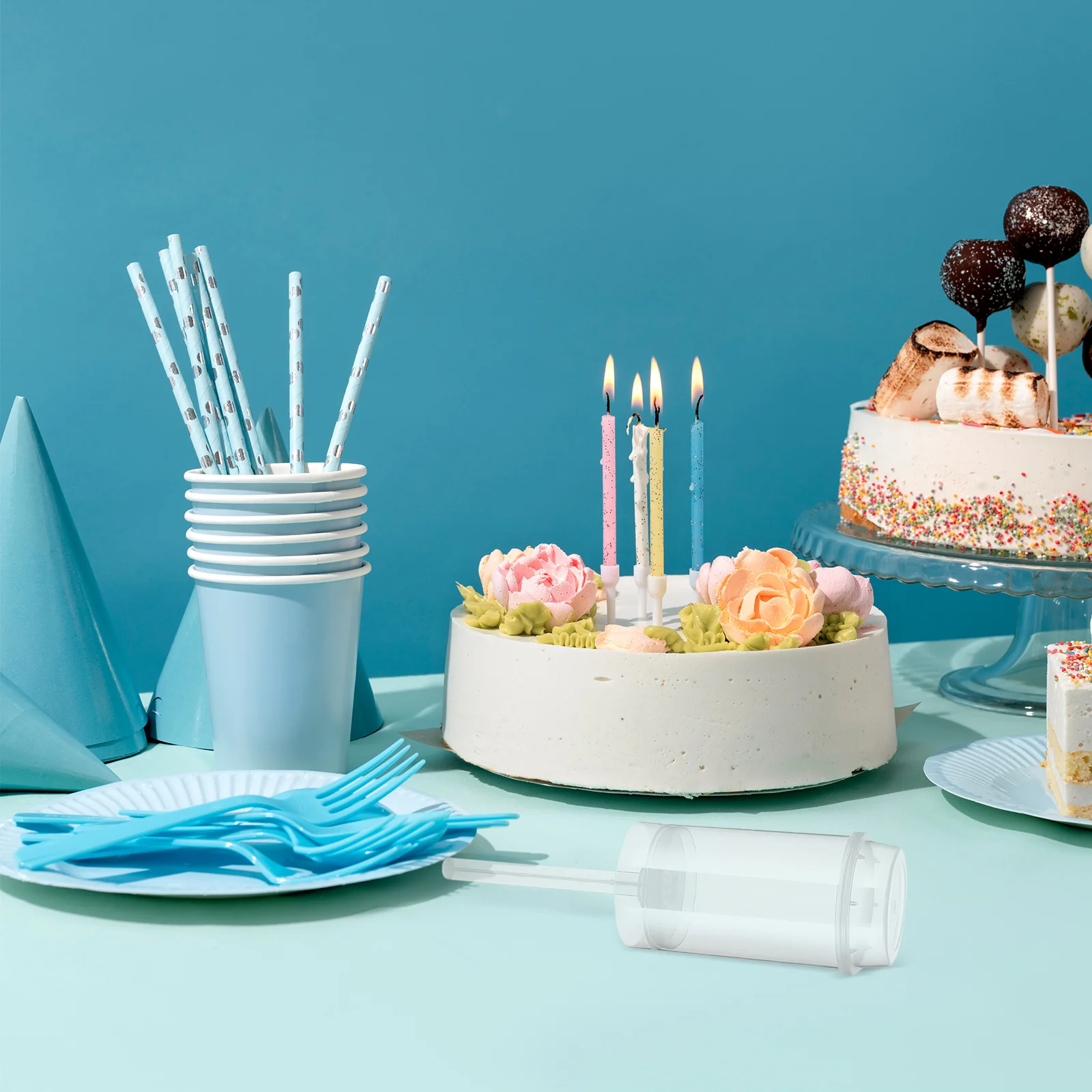 

30pcs Cake Push Pops Holder Clear Round Leakproof Containers For Diy Cake Ice Cream Jelly Decoration Reusable Plastic Molds