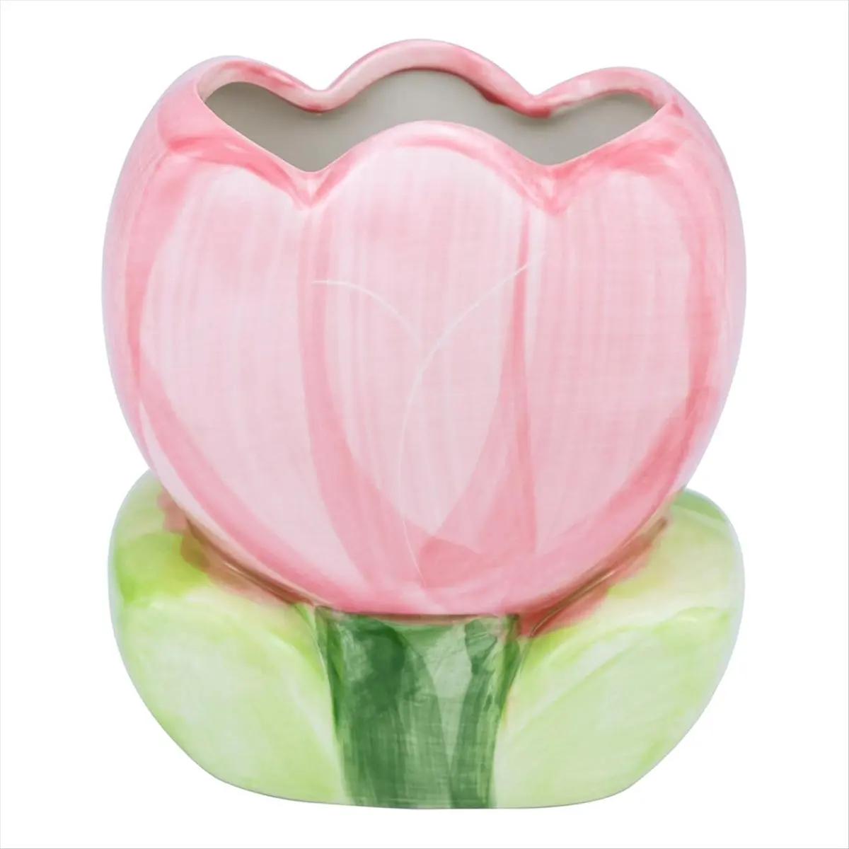 2026 Trend Pen Holder for Desk Accessories Aesthetic Pink Makeup Brush Holder Pencil Holder Cute Tulips Home Decor Birthday