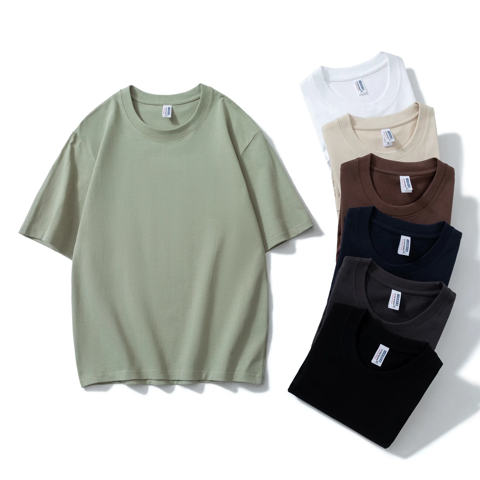 Thumbnail 2 - #9 Latest Crew Neck Plain Tees Price Drops