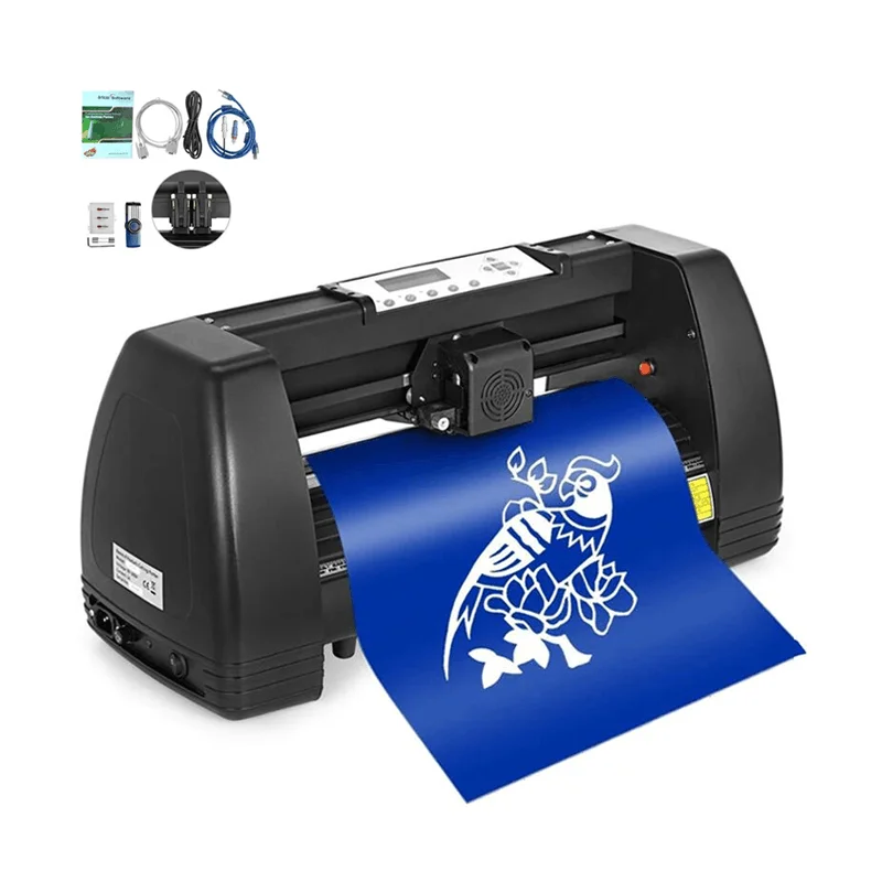 Professional 14 Inch Vinyl Sticker Cutting Plotter with Anycut Software