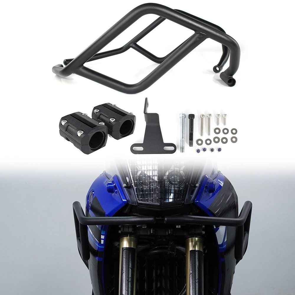 For Yamaha Tenere 700 2019 2020 2021 2022 2023 2024 Motorcycle Upper Engine Guard Crash Tank Bar Bumper Fairing Frame Protector