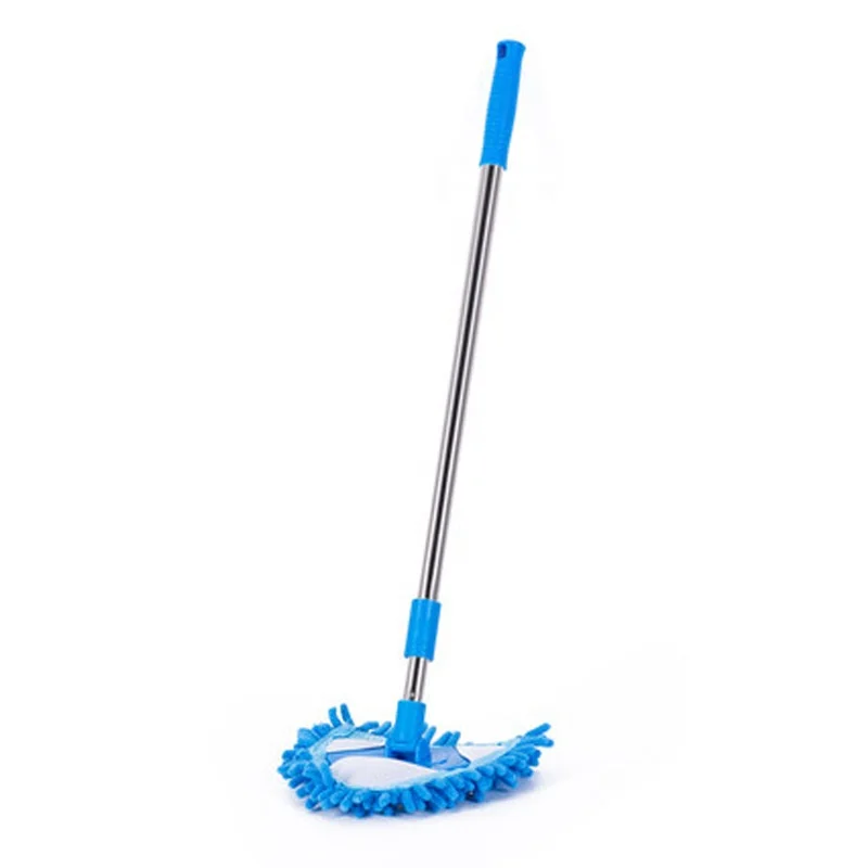 

Triangle mop rotary Chenille mop absorbent glass cleaning household lazy small mop wholesale