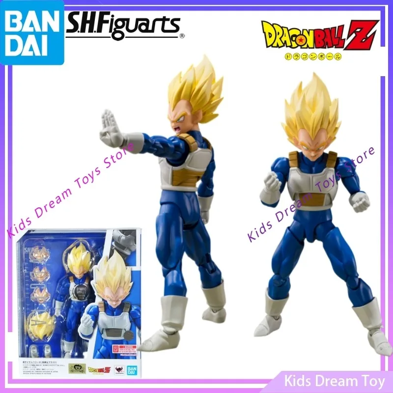 

Bandai in Stock Original S.H.Figuarts DragonBall Z Anime SUPER SAIYAN VEGETA [DANGEROUS PRIDE] Action Figures Toys Collectible