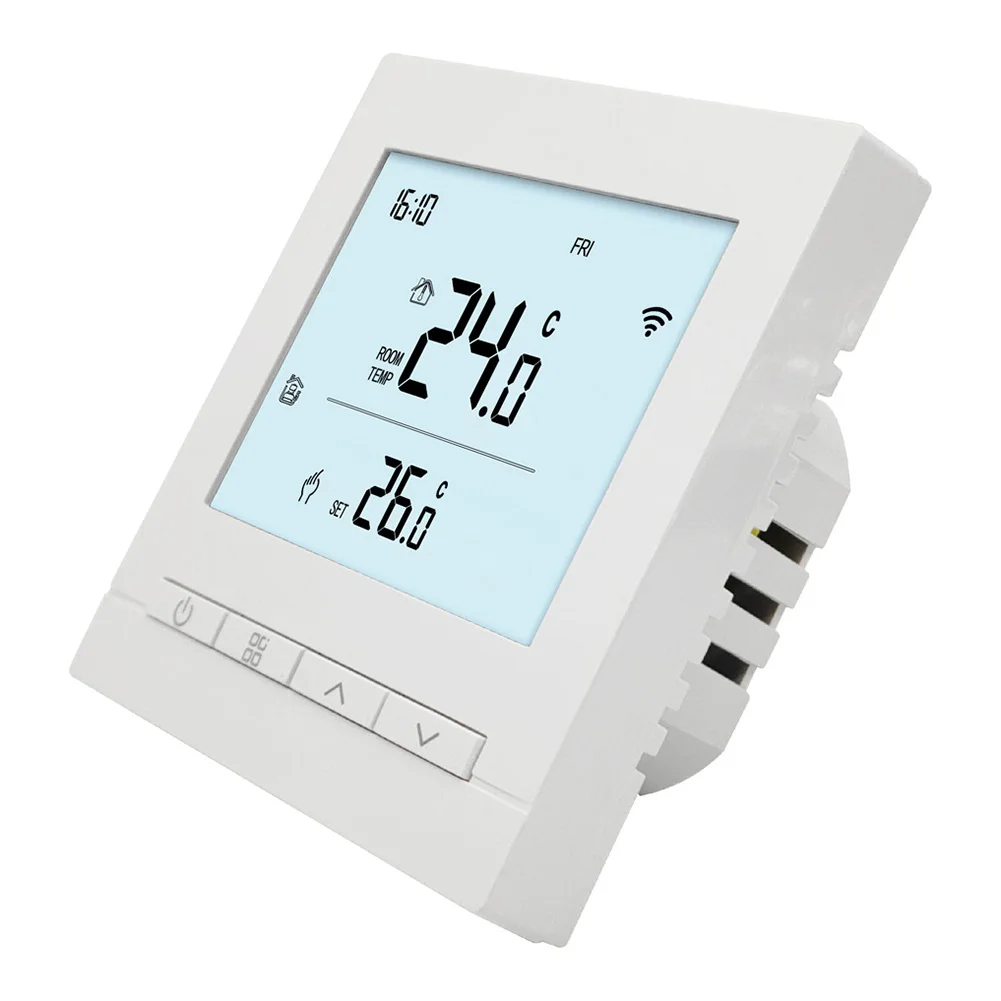 

Для систем отопления, удаленный контроль температуры для домашнего отопления, 8,6x8,6x2 см, усовершенствованные режимы управления для приложения Tuya