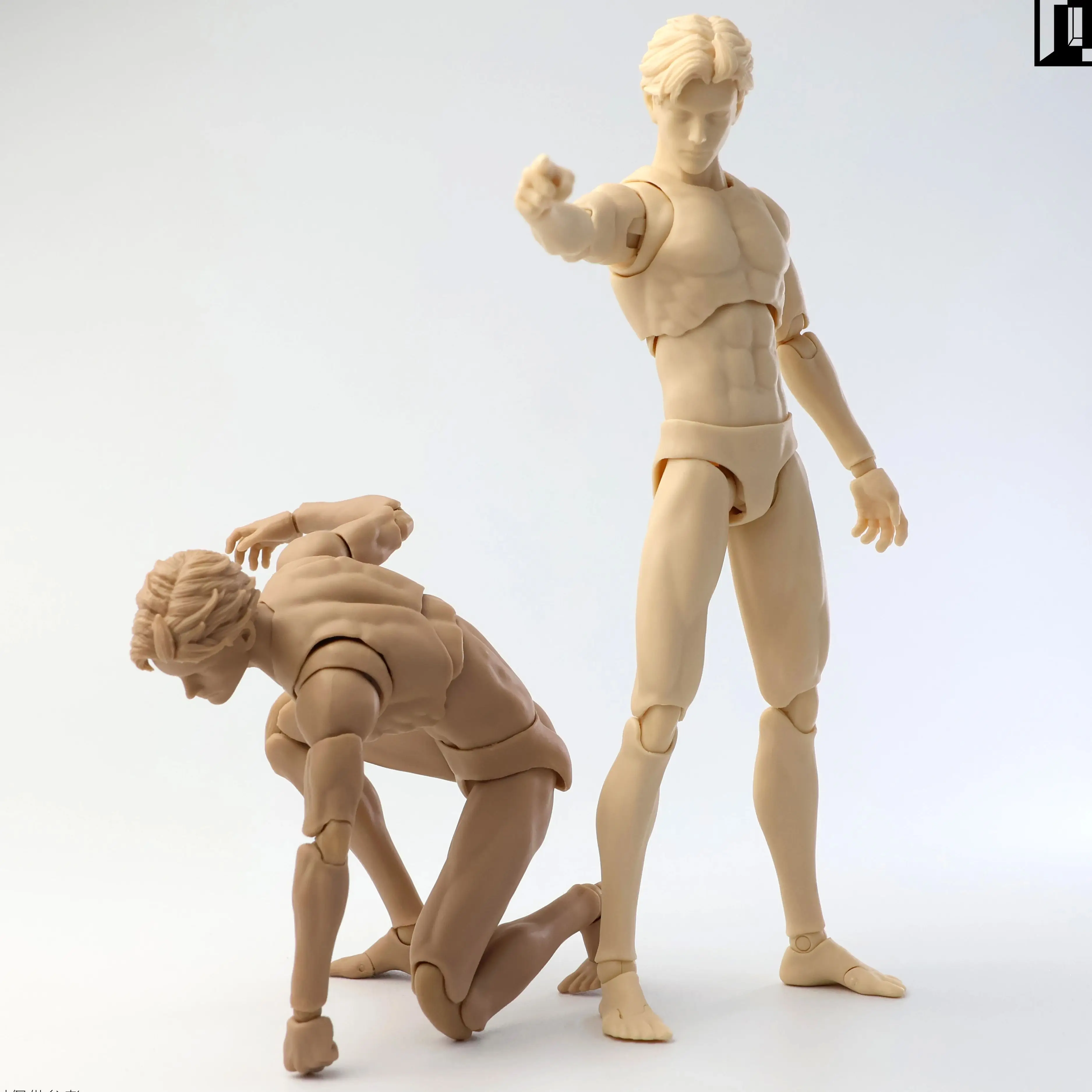 

HIPLAY Mirrfig Articulated Joints Lean Male Body 1/12 Scale Action Figure Body