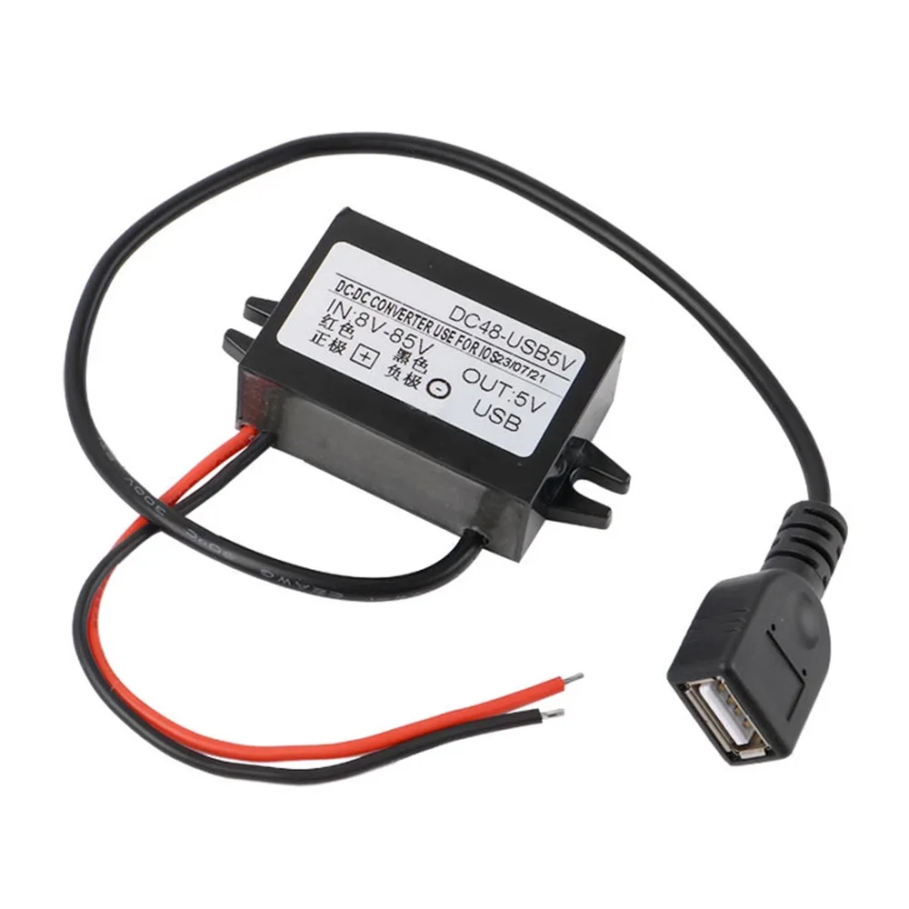 

Power Step-down Module 58/48/36/24/12V to 5V Dashcam Mobile Phone Charging in Car USB Interface For Electric Vehicles Motorcycle