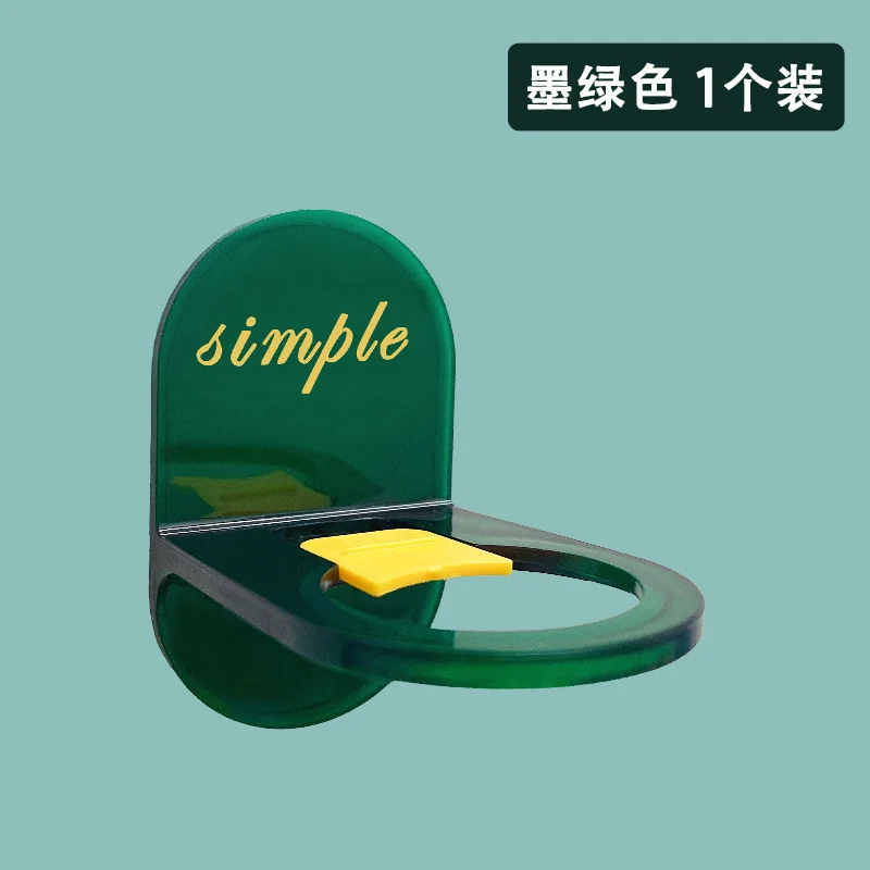 رف تخزين مثبت على الحائط الحمام الحمام اللكم رف معلق حر Traceless الحمام المرحاض قوس معلق هوك