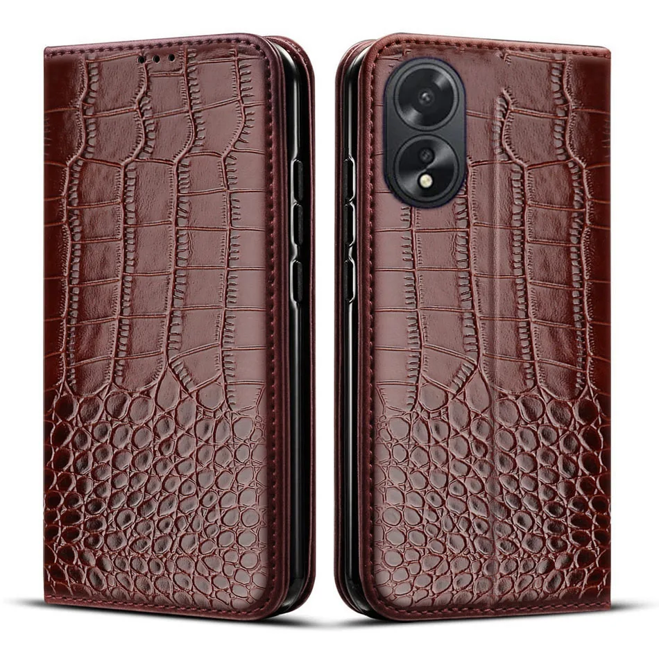 For OPPO A38 Case Leather Flip Wallet Case For OPPO A38 CPH2579 Phone Case For OPPO A38 OPPOA38 A 38 Silicone Cover Fundas