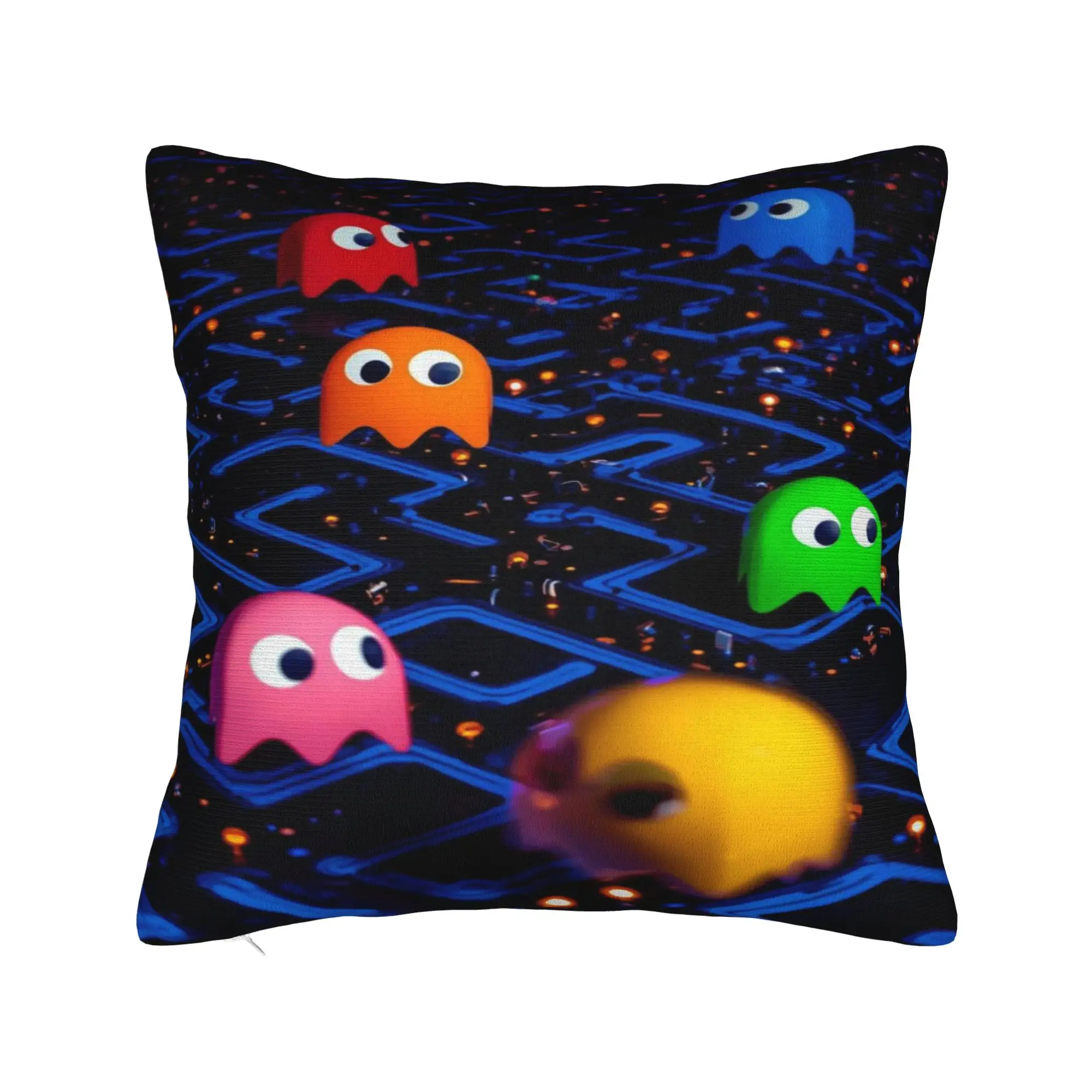 Pac-Man Pillow Case  Vintage Pillow Cover Design Pillowcases For Couch Sofa Bedroom