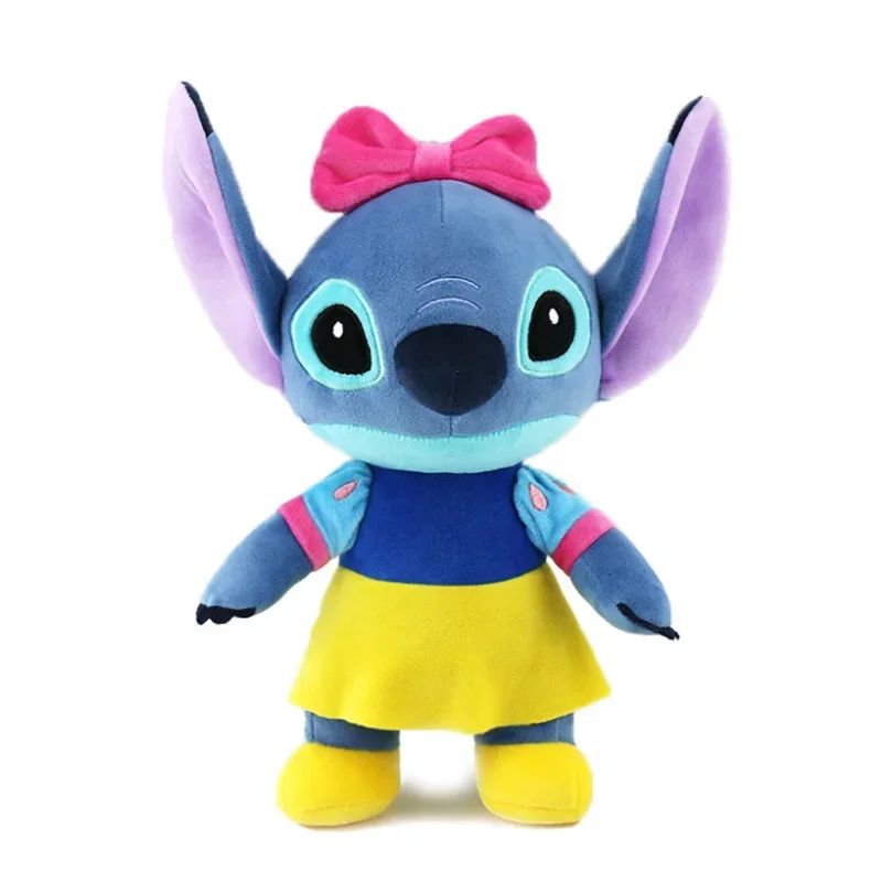 Mainan mewah Disney Stitch 25cm tokoh Anime asli Lilo & Stitch mainan boneka lucu periferal film hadiah ornamen lembut